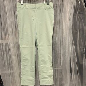Mint Green Slim Fit Pants